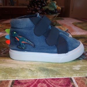 SIZE 3D DINO HIGH TOP SNEAKERS